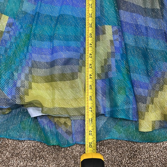 BCBGMaxAzria Multicolor Maxi Dress - Picture 8 of 10